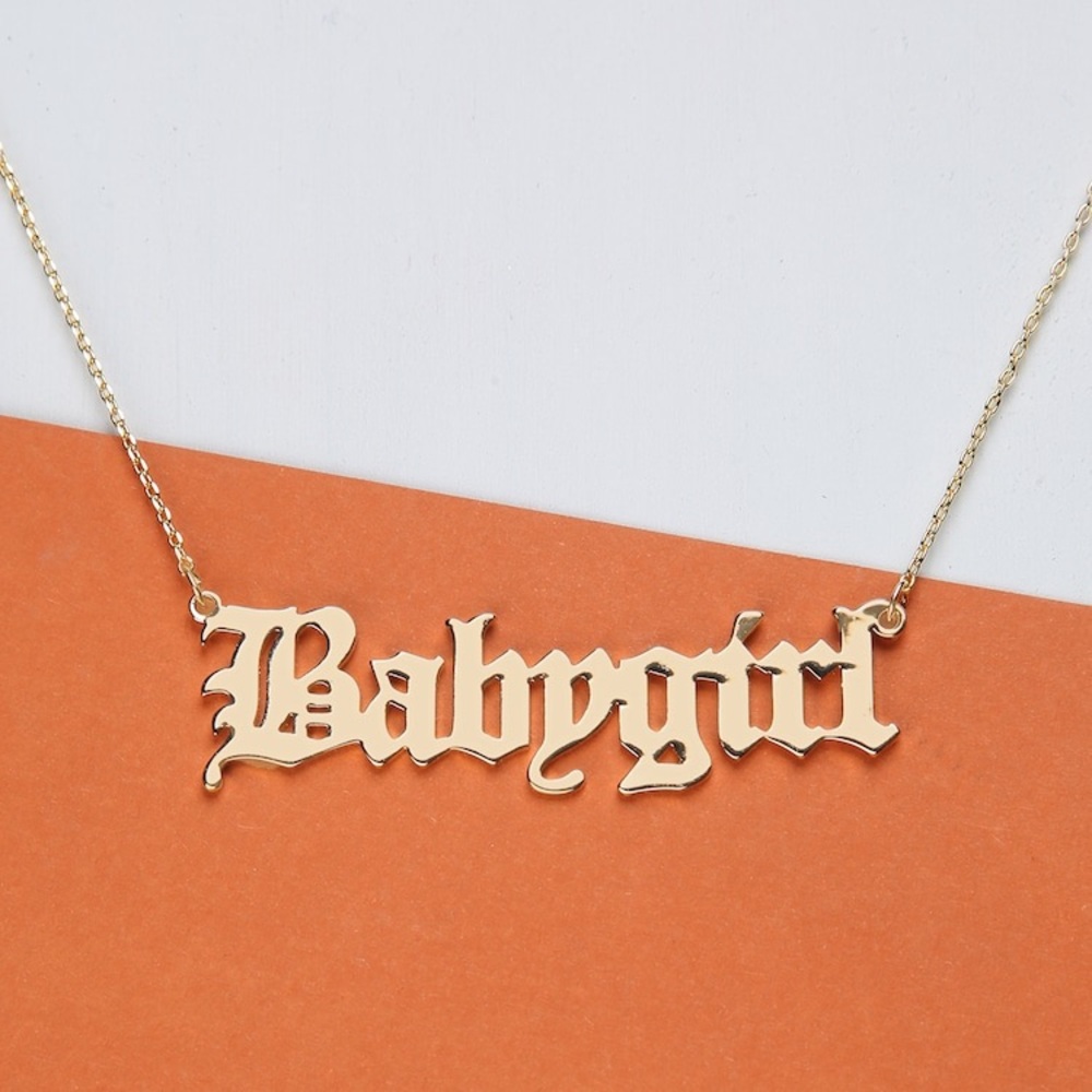 🆕Babygirl Cursive Chain Necklace🆕